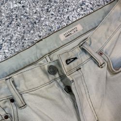 Allsaints Slim Fit Jeans (Cigarette Jeans) Size 32