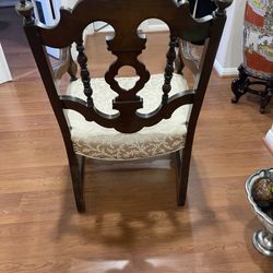 Chair Accent Chair Antique Made Of  Real Wood 