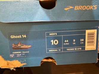 Brooks Ghost 14 Men Size 10