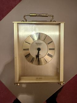 vintage Remington multi-quartz carriage desk clock