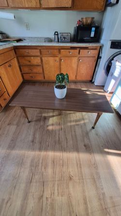 Wooden coffee table