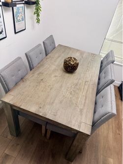 6ft Dining Table & Chair Set
