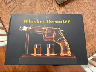 Pistol whiskey decanter