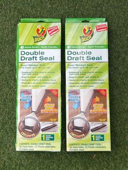 The retail price for the Duck Brand Double Draft Seal (2-Pack) typically ranges between $14.79 and $17.49 depending on the retailer. Here is a breakdo