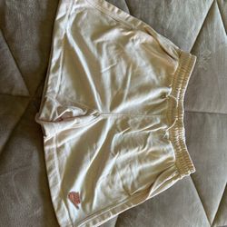 Nike Sportswear Essential Fleece Shorts Peach Pink Women's Size M