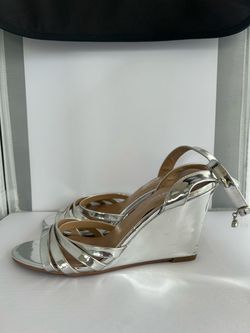 chic silver strappy sandals by Forever