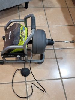 ONE+ 18V Hybrid Drain Auger Kit with 50 ft. Cable tool only works excellent nothing wrong with it