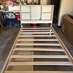 Cama Twin Color Blanco 