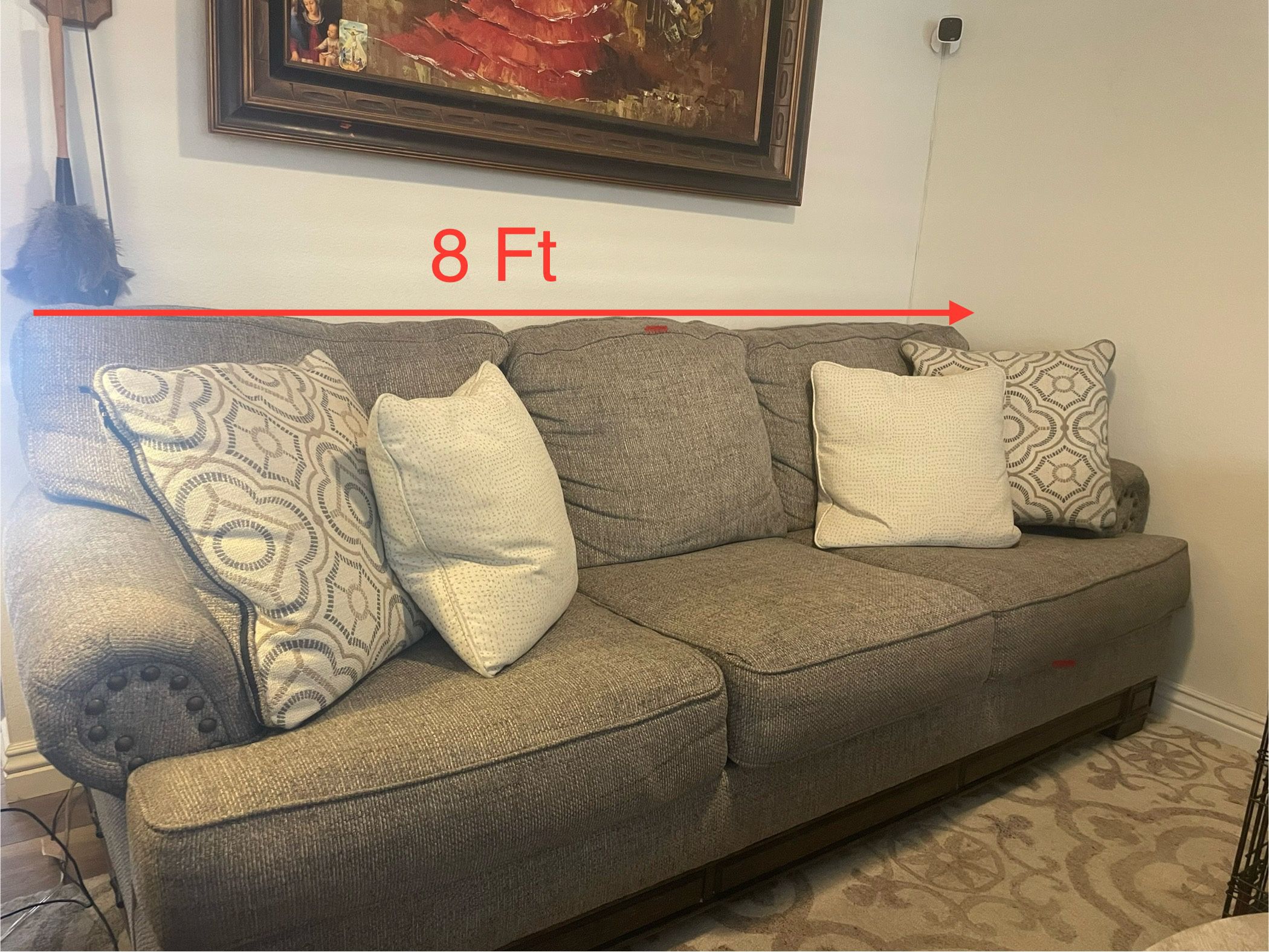 Couch and Easy Chair For Sale