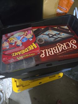 Bin Of Board Games $20