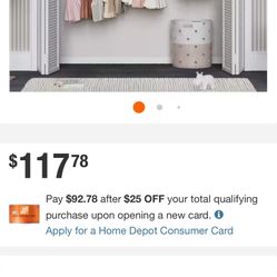 Home Depot Metal Closet System 