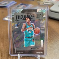 Ja Morant Asia Exclusive RARE Status ROOKIE Card PANINI Grizzlies 