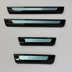 OEM Lamborghini Urus Carbon Fiber Heel Scuff Plate Door Sills
