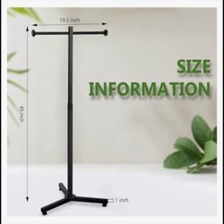 NEW Heavy Duty Black Rack Display  Stand vendors retail trade show store product garment & plants!