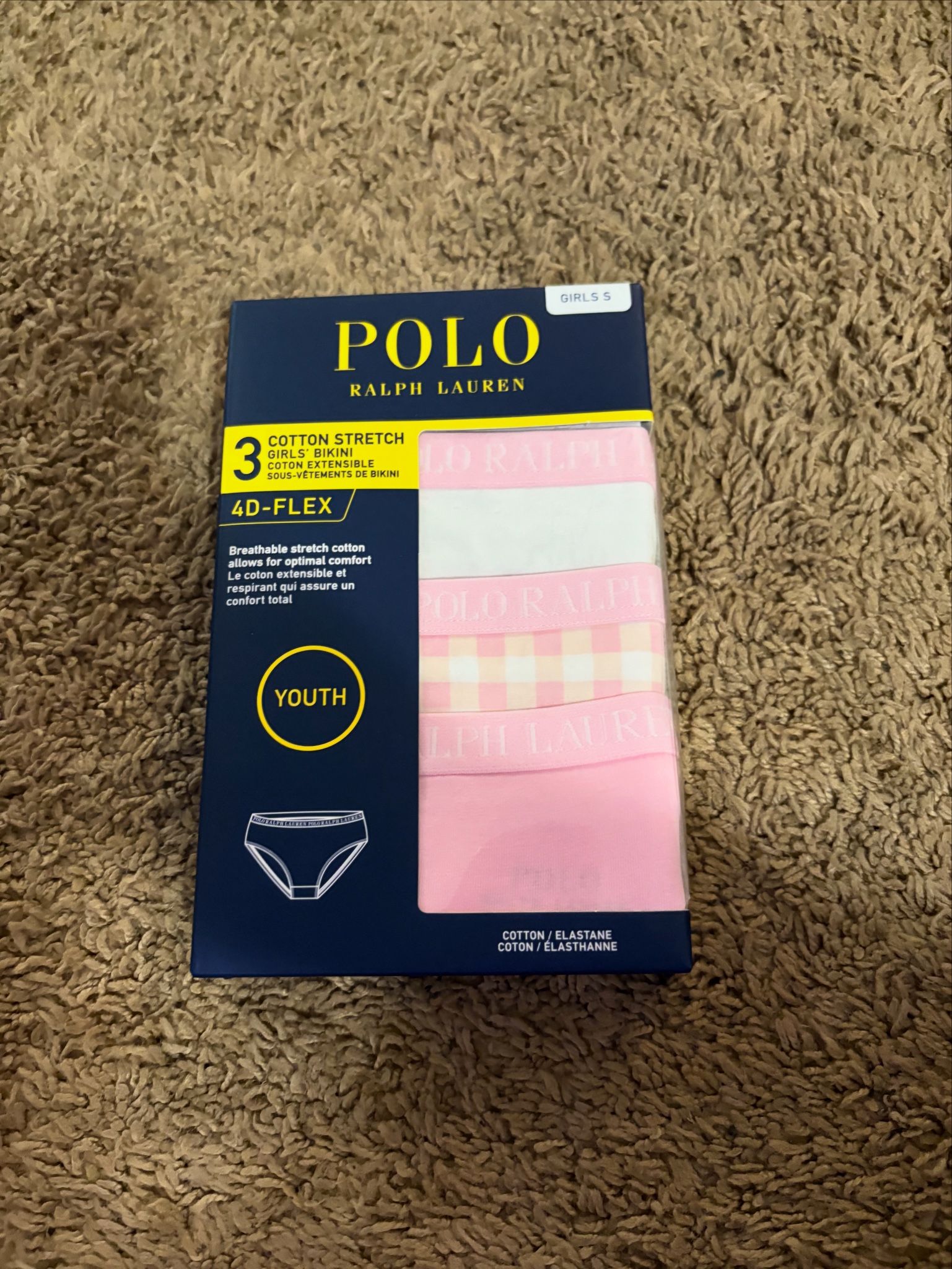 Girls Polo Underwear Size Small (7)