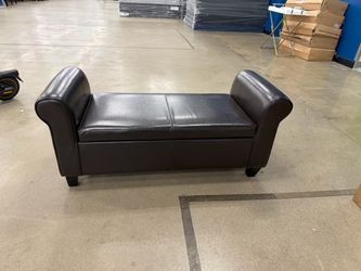 Brand New Storage Bench / Ottoman – Hidden Storage 🔥