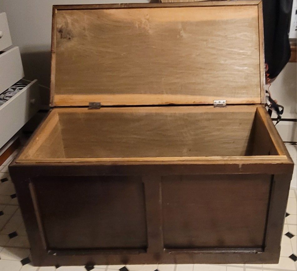 Antique Wood Chest