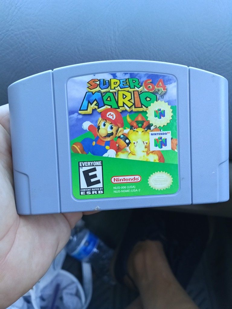4 Nintendo 64 Games Vintage