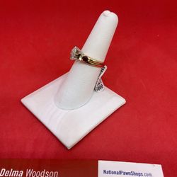 14 KT Gold Diamond Ring 