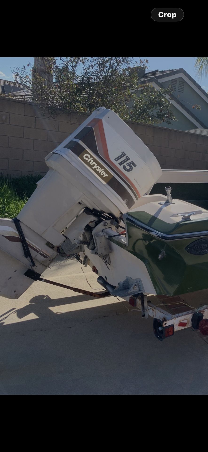 Chrysler 115 hp two stroke trade for four stroke