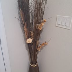 Decorative Floral Vase With Dried Branches
