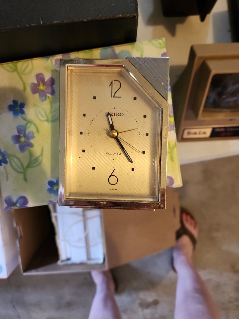 Vintage Seiko Travel Clock