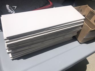 White large subway tile