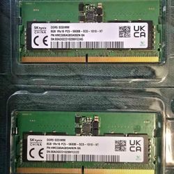 Laptop Ram memory Sk Hynix 8 gb ddr5 5600mhz (2x8gb)