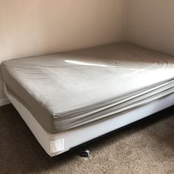 Full Bed With Box Spring And Frame