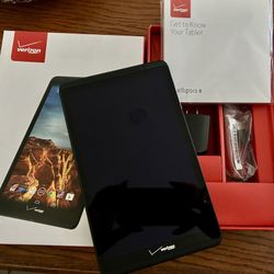 Verizon Ellipses 8 Black Tablet Brand new