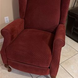 Red Recliner Chair 