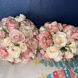 Bouquets w/added stones for embellishment