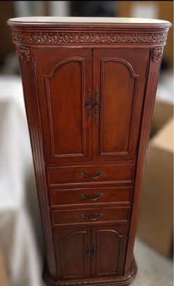 Elegant Solid Wood Cabinet