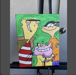 Ed Edd N Eddy Canvas Painting 