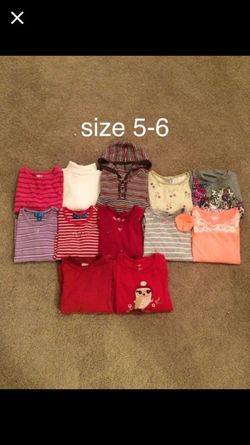 Size 5-6 girl shirts