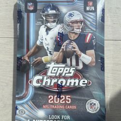 Topps Chrome Football Hobby Box 2025