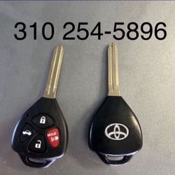Keys for Toyota And scion Llaves Y Controles Cut And Programmed 