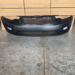 For 2014 2015 2016 Kia Forte Complete Front Bumper Set Grille Fog Lights