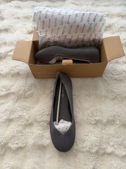 Gray Women’s Flat Shoes