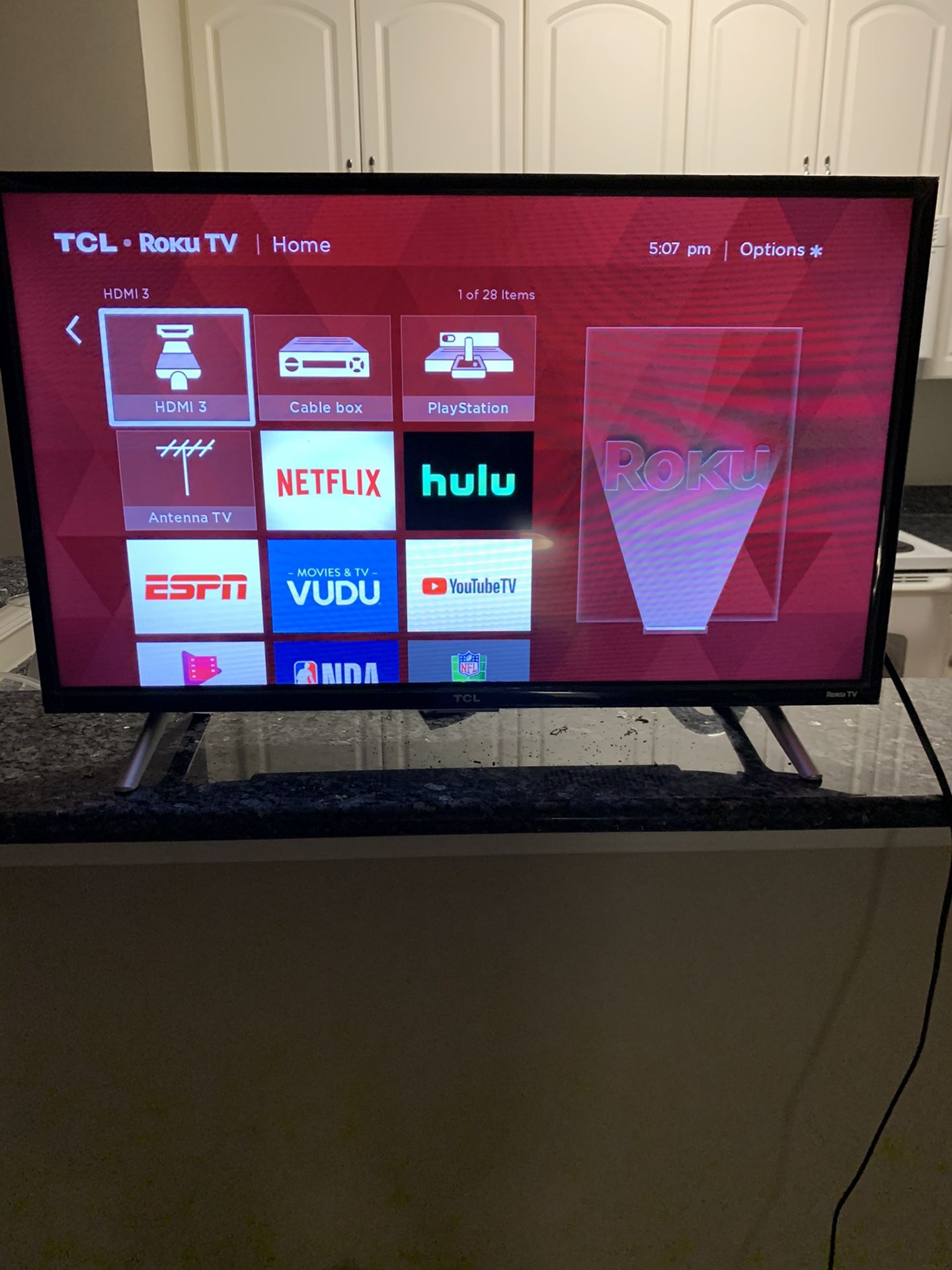 32 inch TCL Roku TV