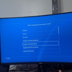 PS4 Slim One Controller And Game 