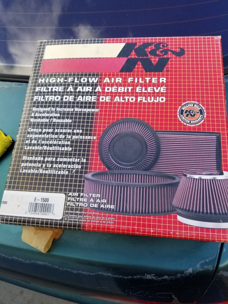 K&N air filter Chevy c10,suburban,k15