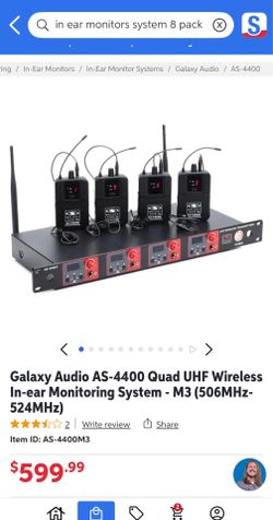 In Ear Monitor System || Galaxy Wireless Audio