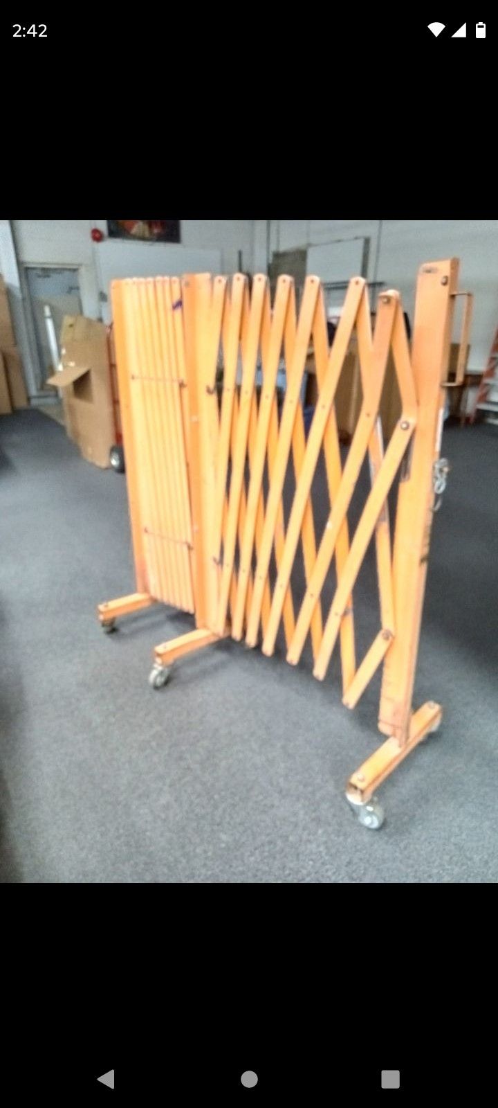 Security Gate Expandable Barricade Gate 20x55