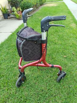 3-wheel foldable rollator walker for seniors