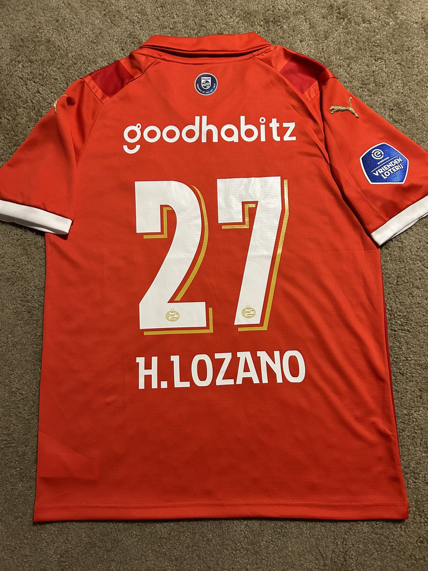 2023/24 PSV Eindhoven Hirving Lozano #27 Soccer Jersey