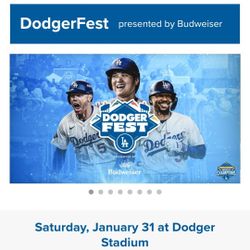 2026 DODGERS Fanfest Tickets 