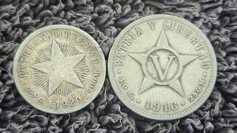 Silver Cuba Coins