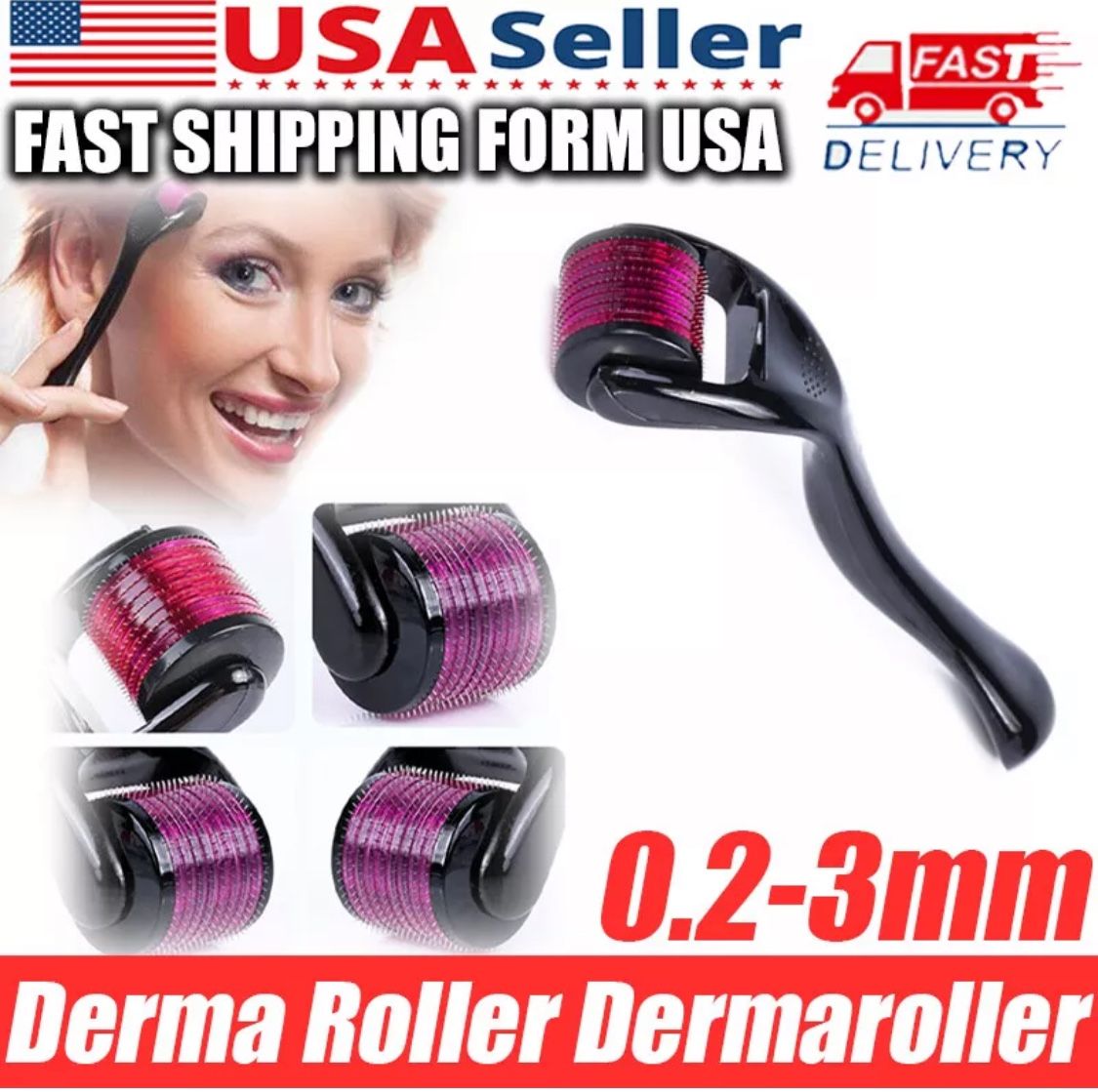 Derma Roller 0.25mm Titanium For Healthcare