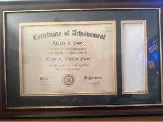 Diploma tassel frame